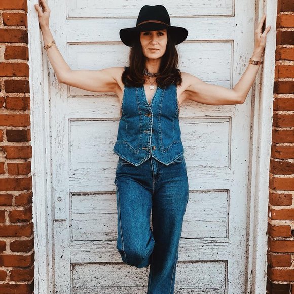 Free People Modern Meadow Denim Suit - Picture 3 of 7